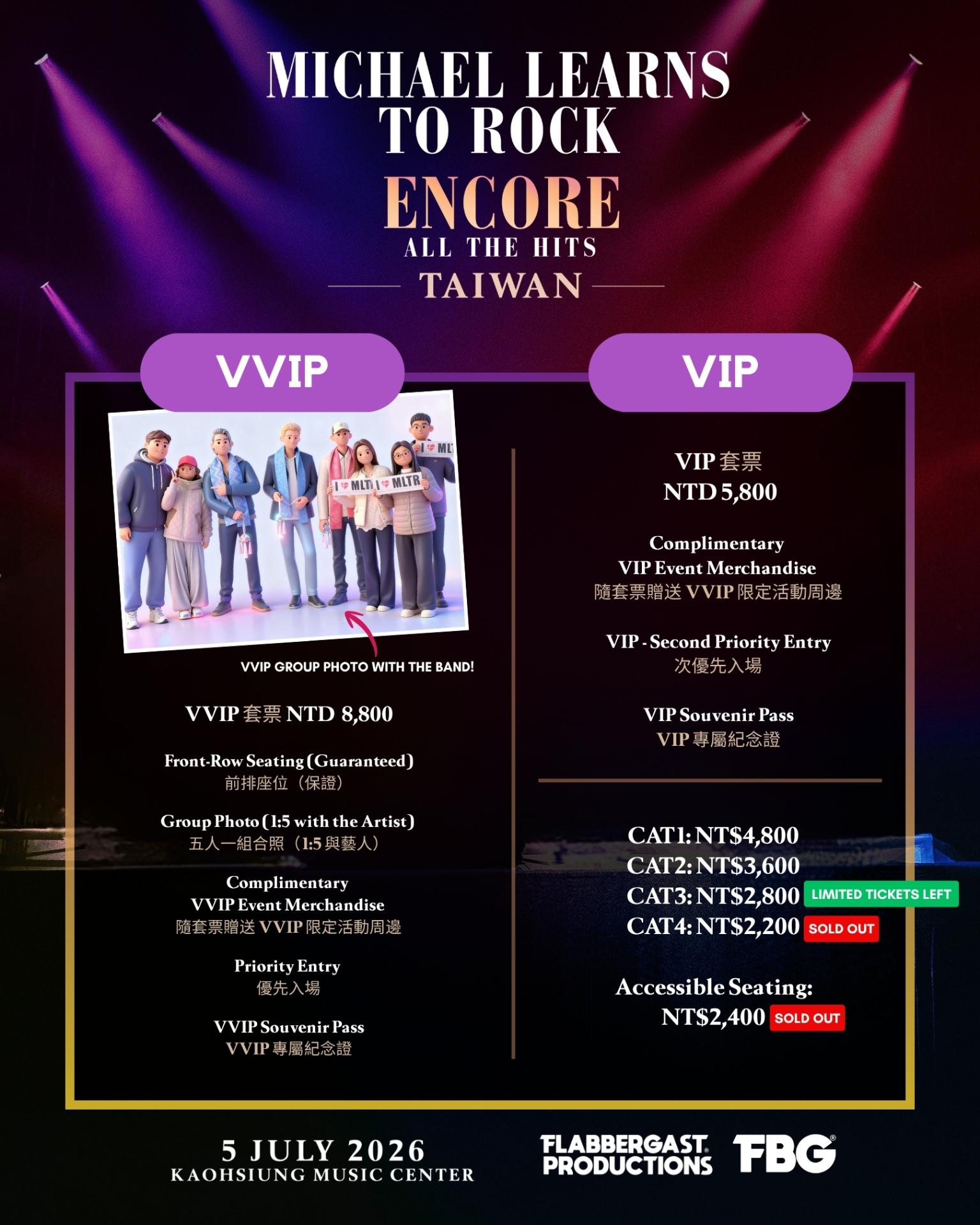 VVIP & VIP Packages